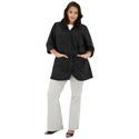 Betty Dain Size Above Styling Cape- Snap Closure - Black