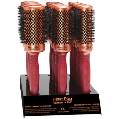 Olivia Garden Heat Pro Brush Display Kit